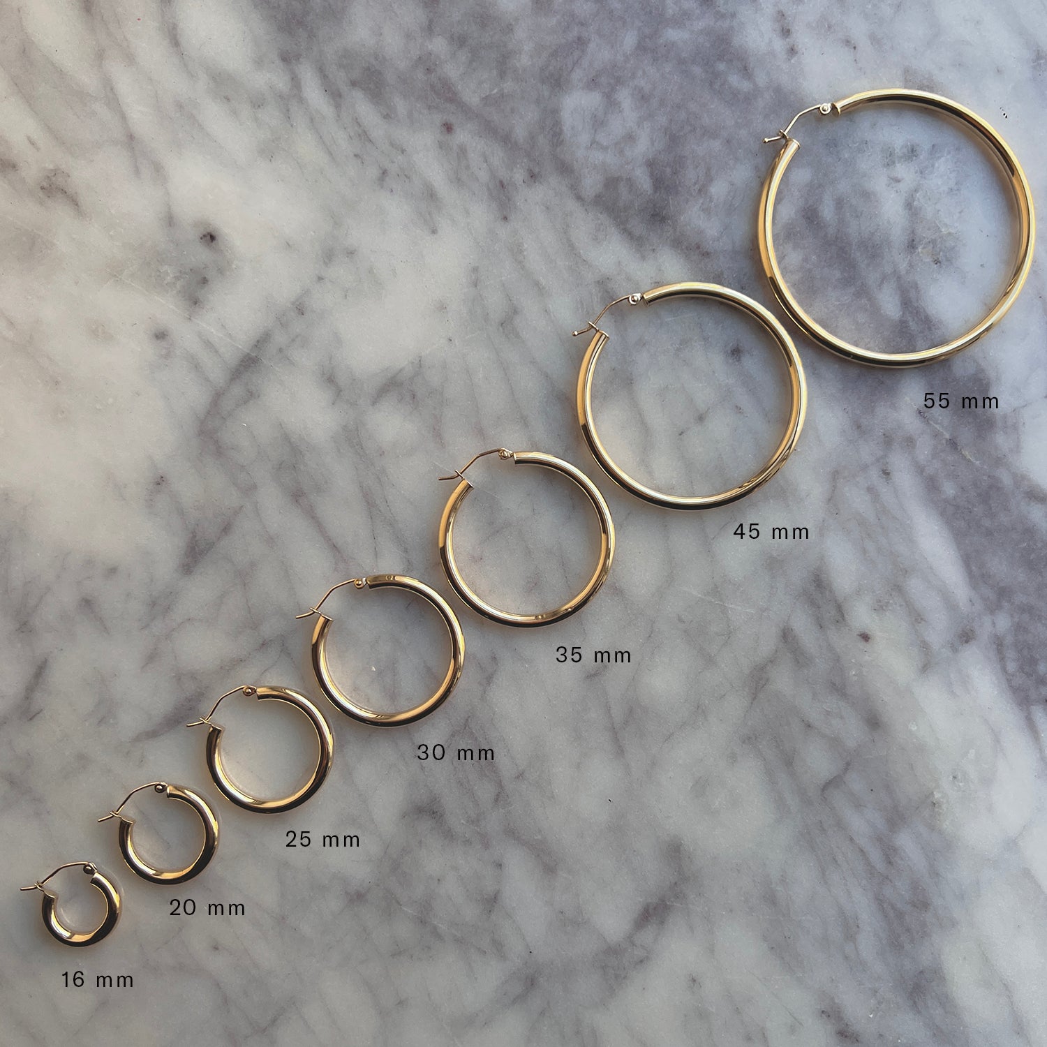 Essential Hoop Earrings in Gold – Cadette Jewelry